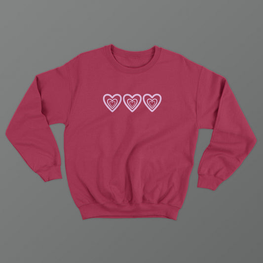 Hearts Crewneck