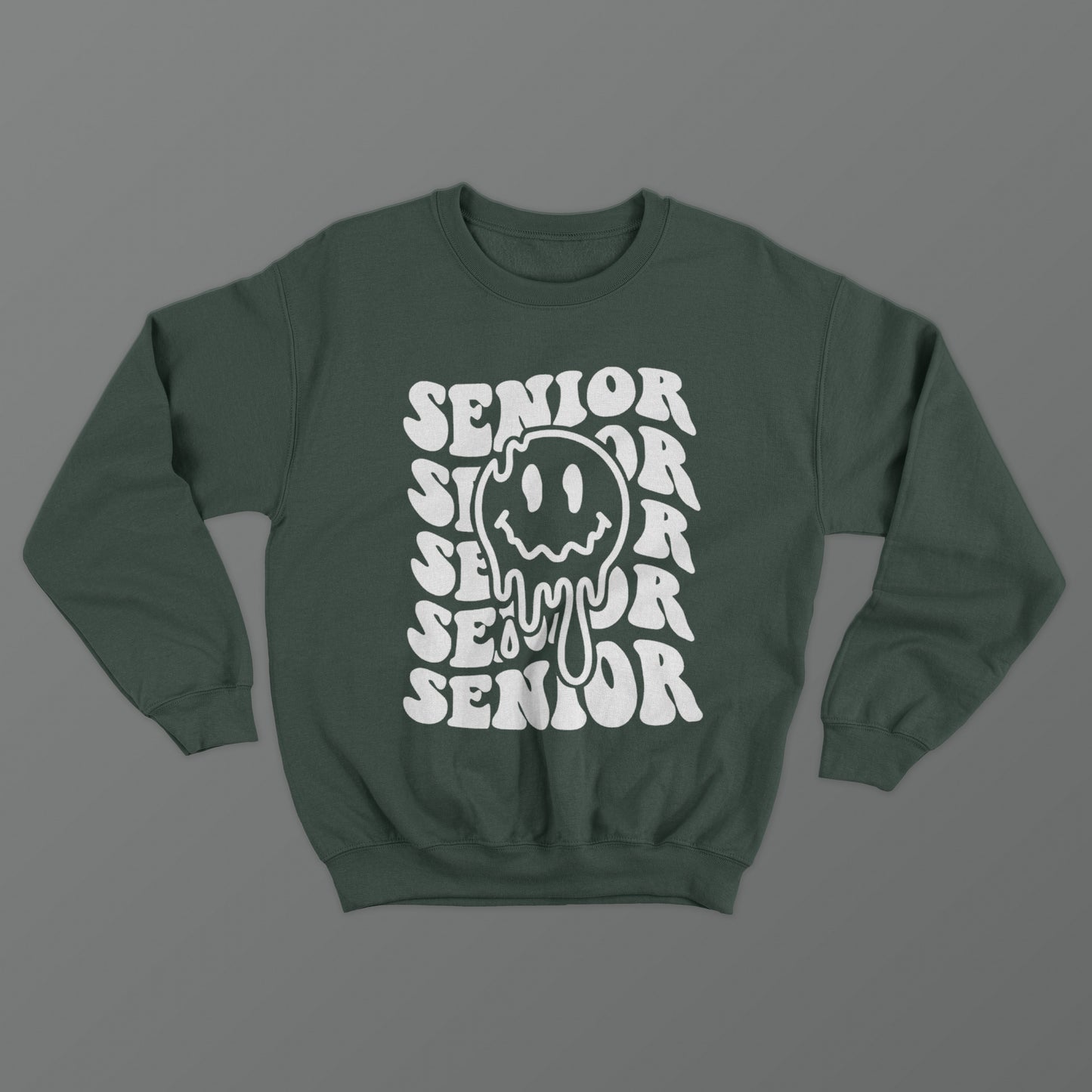 Senior Smiley Face Crewneck