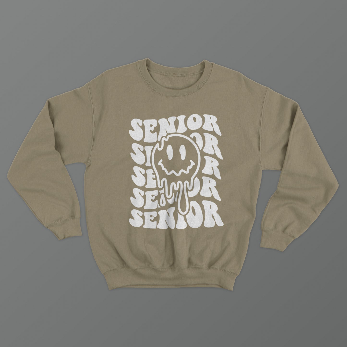 Senior Smiley Face Crewneck