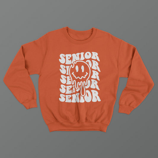 Senior Smiley Face Crewneck