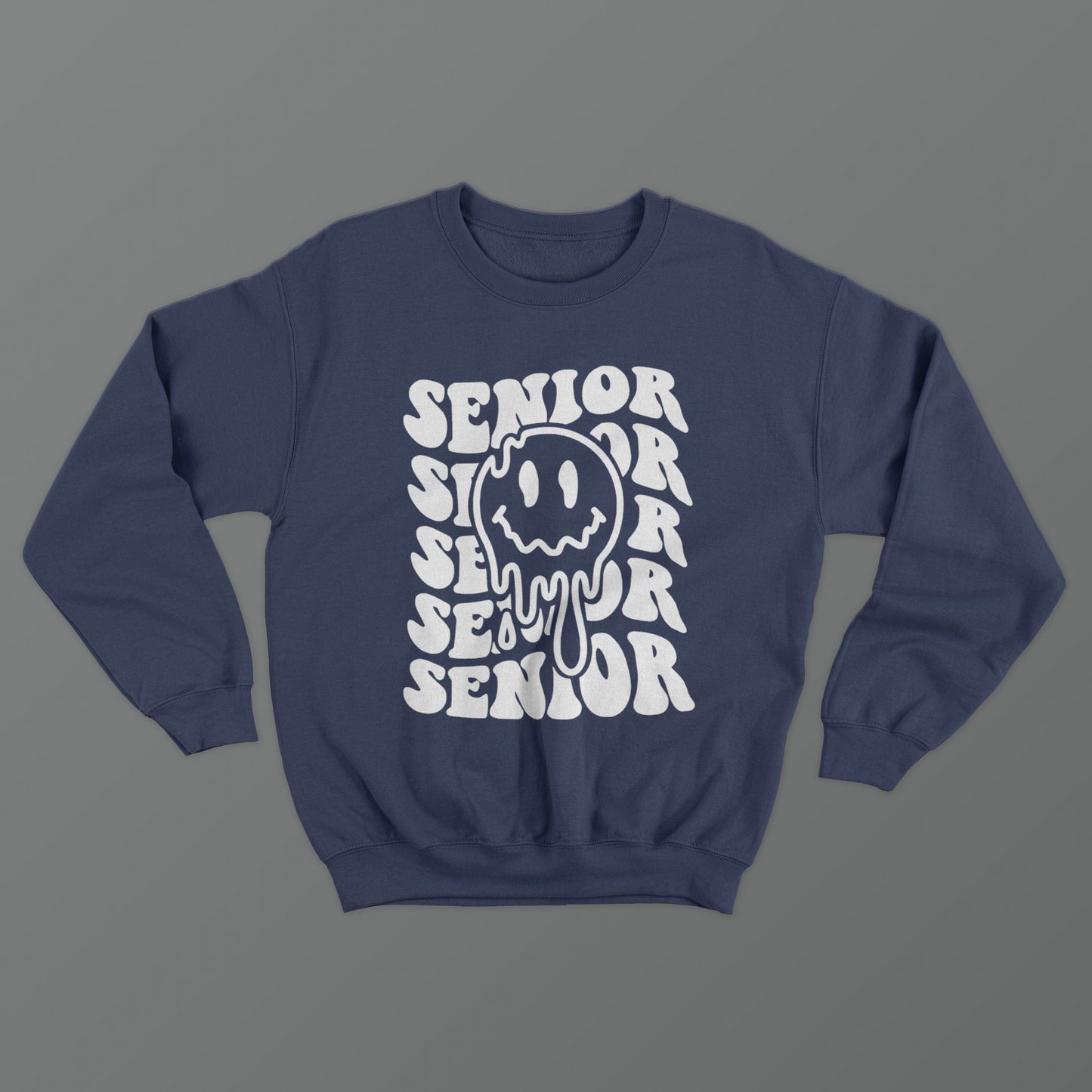 Senior Smiley Face Crewneck