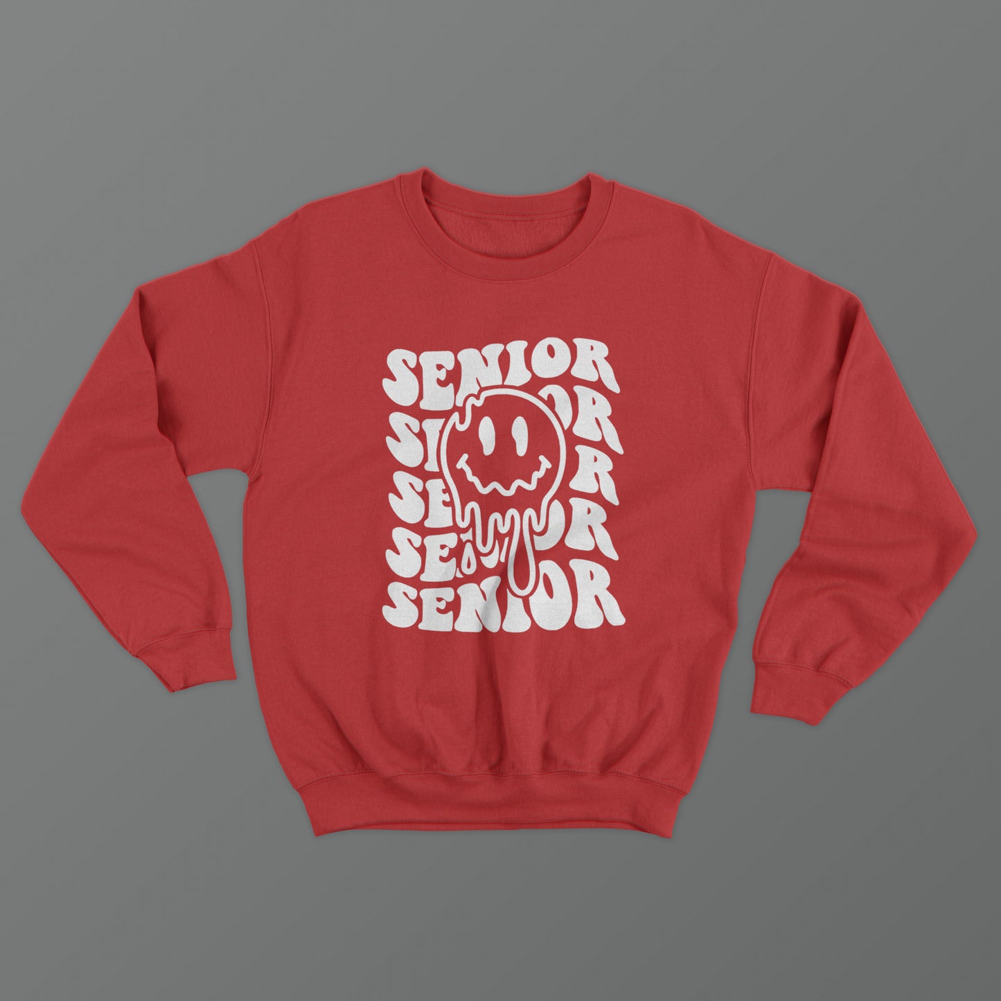 Senior Smiley Face Crewneck